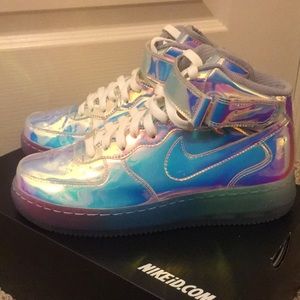 Nike Iridescent Air Force 1 s